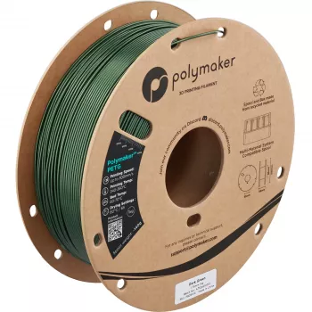 Polymaker PETG 3D-printerfilament, 1,75 mm, 1 kg, Dark Green (PB05016)