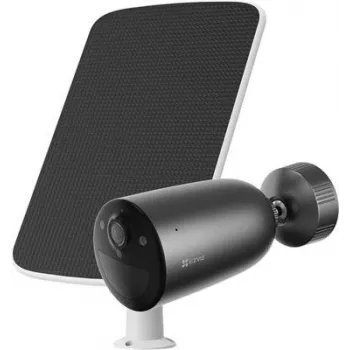 EZVIZ EB3 3MP draadloze IP-camera met zonnepaneel, USB-C, kleurennachtzicht, tweewegaudio, IP65, 5200mAh accu