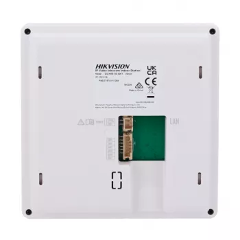 Hikvision DS-KH6110-WE1 4,3 inch binnenpost, 480x272, PoE, WiFi, 4 programmeerbare toetsen, touchscreen, wit