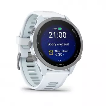Garmin Forerunner 170 Whitestone met Whitestone/Cloud Blue Band