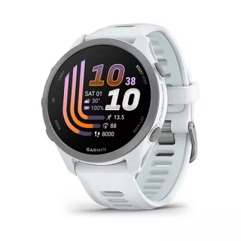 Garmin Forerunner 170 Whitestone met Whitestone/Cloud Blue Band