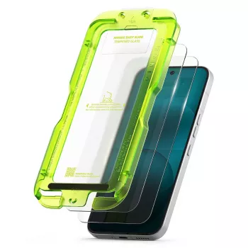 Ringke Easy Slide 2-pack screenprotector van gehard glas voor Nothing Phone (4a) Pro, transparant