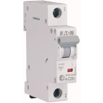 EATON HN-C25/1 MCB installatieautomaat, 25A, 1-polig, C-karakteristiek, 6kA