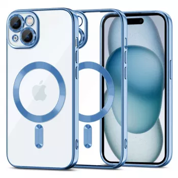 Tech-Protect Magshine MagSafe iPhone 15 hoesje Sky Blue