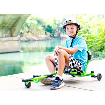 EzyRoller Drifter X driftkart op voetkracht, 4-12 jaar, limoengroen