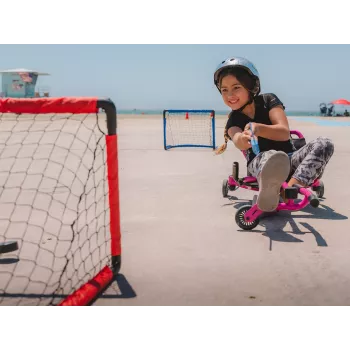 EzyRoller EZ-HOCKEY hockeyset voor 4 spelers (doelen, sticks, pucks)