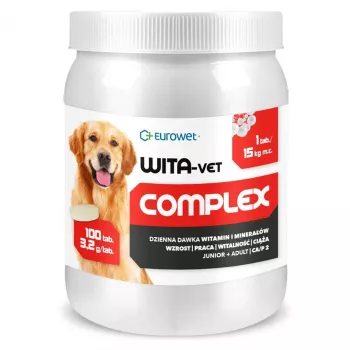 EUROWET Wita-Vet Complex 3,2g hondenvoedingssupplement - 100 tabletten