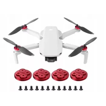 SUNNYLIFE motorbeschermkappen voor DJI Mavic Mini 2 / Mini SE (4-pack) - zwart