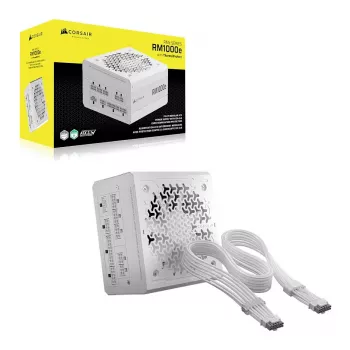 CORSAIR RMe White Series RM1000e 2026 Cybenetics Platinum gecertificeerde 1000W volledig modulaire ATX 3.0 voeding