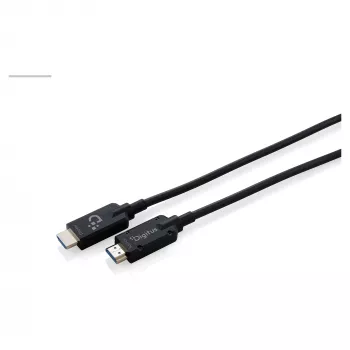 DIGITUS Armored HDMI 2.1 Active Optical-kabel, 8K UHD, 20 m, zwart