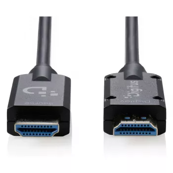DIGITUS Armored HDMI 2.1 Active Optical-kabel, 8K UHD, 20 m, zwart