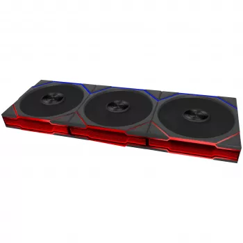 Lian Li UNI FAN TL FLEX Wireless ARGB 120mm ventilator 3-pack met controller - zwart