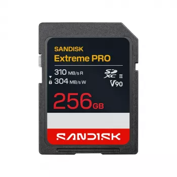 SanDisk Extreme PRO 256 GB SDXC UHS-II V90 U3 Class 10 geheugenkaart