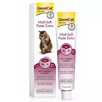 GimCat Malt-Soft Paste Extra - anti-haarbalpasta voor katten, 100 g