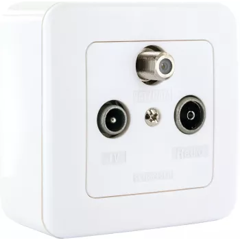 Schwaiger SAT enkelvoudige aftakdoos 2,5 dB set