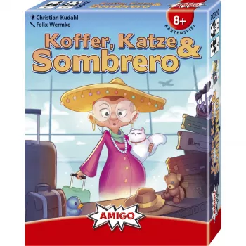AMIGO Koffer, Katze & Sombrero kinderspel memory