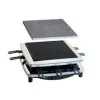 Steba RC 3 Plus Chrom raclettegrill met natuurstenen plaat - 8 personen, 1400W, chroom