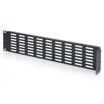 DIGITUS 2U 19-inch scharnierend geventileerd blindpaneel, zwart