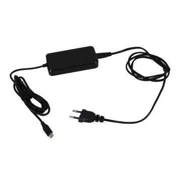 ALLNET 90W USB-C GaN PD voeding met 2,8m kabel - zwart