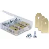 Delock titanium-gecoate vervangmessen voor Husqvarna, Gardena en Segway maairobot (30-pack)