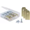 Delock titanium-gecoate vervangmessen voor Husqvarna, Gardena, Segway maairobot, 30 stuks