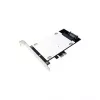 LogiLink PCI Express 3.0 x4 dual M.2 NVMe SSD en dual SATA III hybride-adapterkaart