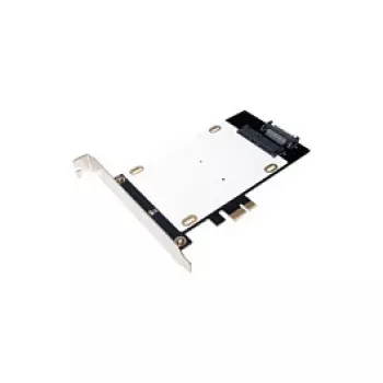 LogiLink PCI Express 3.0 x4 dual M.2 NVMe SSD en dual SATA III hybride-adapterkaart