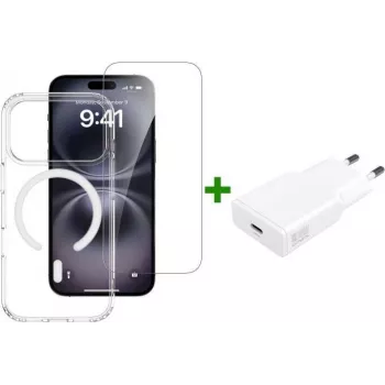 4SMARTS 3-in-1 Premium startset voor Apple iPhone 18 Pro / 17 Pro MagSafe