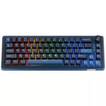 Ducky OK-M 65 gaming-toetsenbord, 65%, hot-swappable, RGB, ANSI - KTT Wine Red-switches