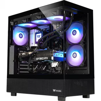 Thermaltake FTW V270 gaming-desktop (Intel Core i7-15700K, RTX 5070 Ti, 32GB DDR5, 2TB NVMe, Windows 11 Home, zwart)