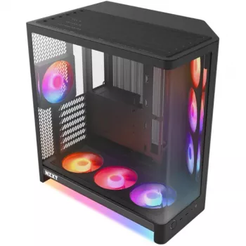 NZXT H6 RGB+ 2026 Mid-Tower Airflow Gaming-behuizing Zwart Temperglas