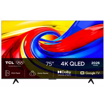 TCL 75P7L 75 inch QLED 4K Google TV met Dolby Vision & HDR10+