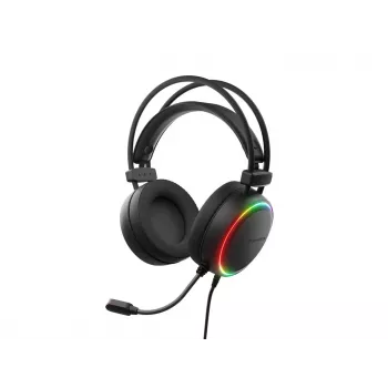 Genesis Neon 614 RGB USB gaming-headset met microfoon, zwart