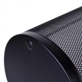 Deli mesh afvalbak 12L zwart