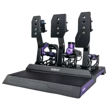 Conspit CPP-Lite 3-pedaalset met load-cell-rem, Hall-effect-gas en koppeling, CNC-aluminium, USB, PC