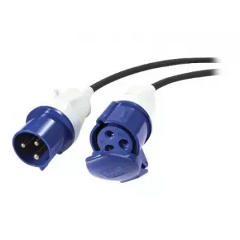 APC modulaire IT stroomverdeel-verlengkabel, 3-aderig, IEC 60309 32A (2P+E) stekker naar bus, 230 V, 6 m (PDX332IEC-600)
