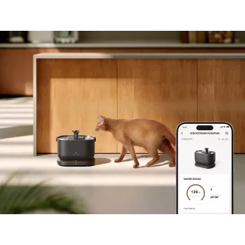Petlibro Dockstream waterfontein met app, zwart