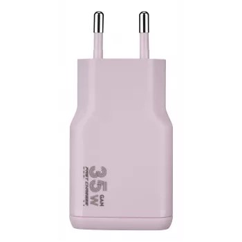TUCANO ONE POWER KIT 35W GaN-oplader met 60W USB-C-kabel roze