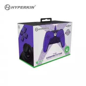 Hyperkin Competitor bedrade controller voor Xbox Series X|S, Xbox One & PC - paars