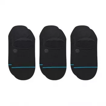 Stance Icon No Show 3-pack sneakersokken zwart