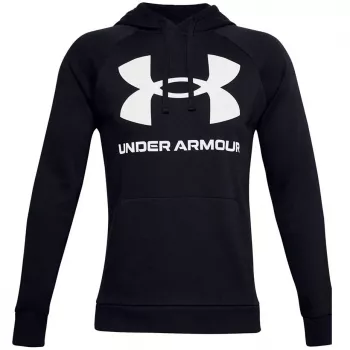 Under Armour heren Rival Fleece Big Logo HD hoodie zwart 1357093 001