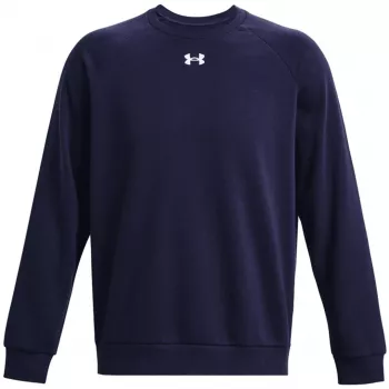 Under Armour heren Rival Fleece crew sweatshirt Navy Blue 1379755 410 - maat XXL