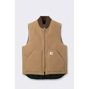 Carhartt V01 Firm Duck geïsoleerd vest bruin