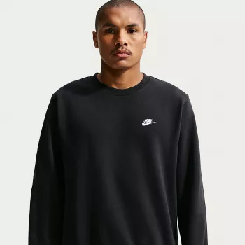 Nike Club Fleece heren hoodie met capuchon zwart S