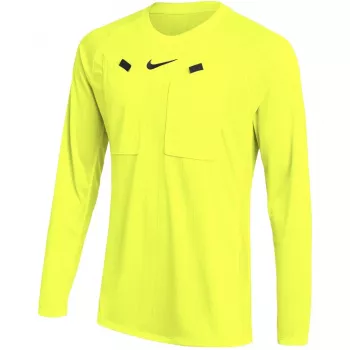 Nike Dri-FIT Referee III heren voetbal scheidsrechtertrui met lange mouwen geel HV8326 702 maat S