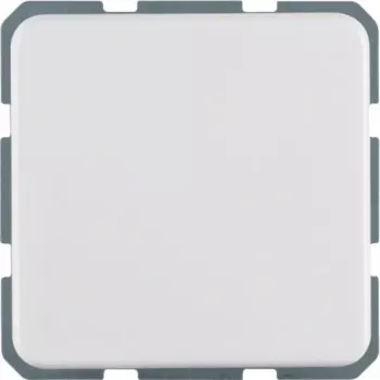Hager WWS1111PW SCHUKO-stopcontact met klepdeksel, inbouw, IP44, polarwit glanzend