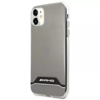 AMG AMHCN61TCBW hardcase voor iPhone 11 / XR 6,1 inch – transparant met elektroplated zwart & wit