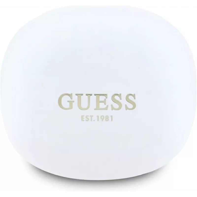 GUESS Flat Classic Logo Electroplated True Wireless earbuds, wit