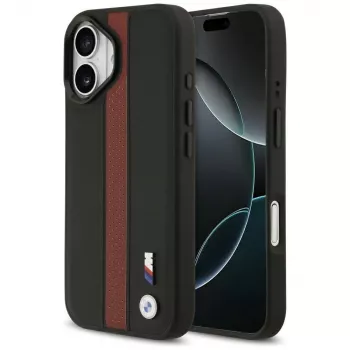 BMW M Perforated Stripe Logo MagSafe-hoesje voor iPhone 17 - rood