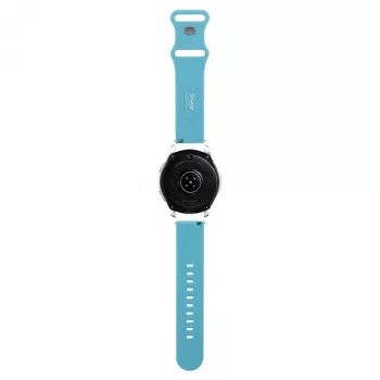 Hello Kitty universele siliconen horlogeband Kitty Head blauw 22mm